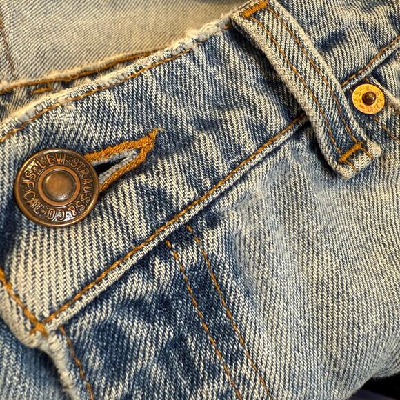 LEVI'S reworked upcycled vintage CUSTOM boho patchwork garden bugs insects 32 - Picture 10 of 12